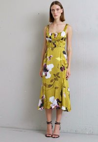 Erdem STRAPPY FLUTED HEM DRESS - Cocktail φόρεμα / Φόρεμα για πάρτι - yellow
