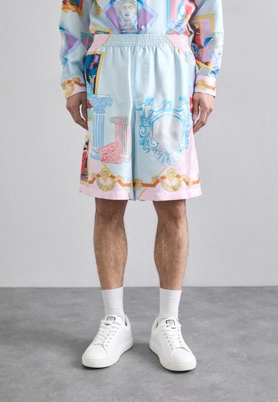 Versace GALLERY - Rövidnadrágok - blue/pastel pink/multicolor