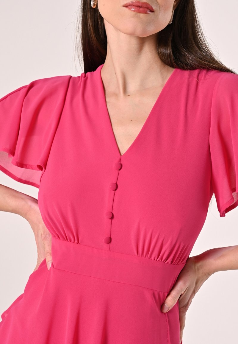 Rinascimento Vestito casual fuxia/rosa fluo