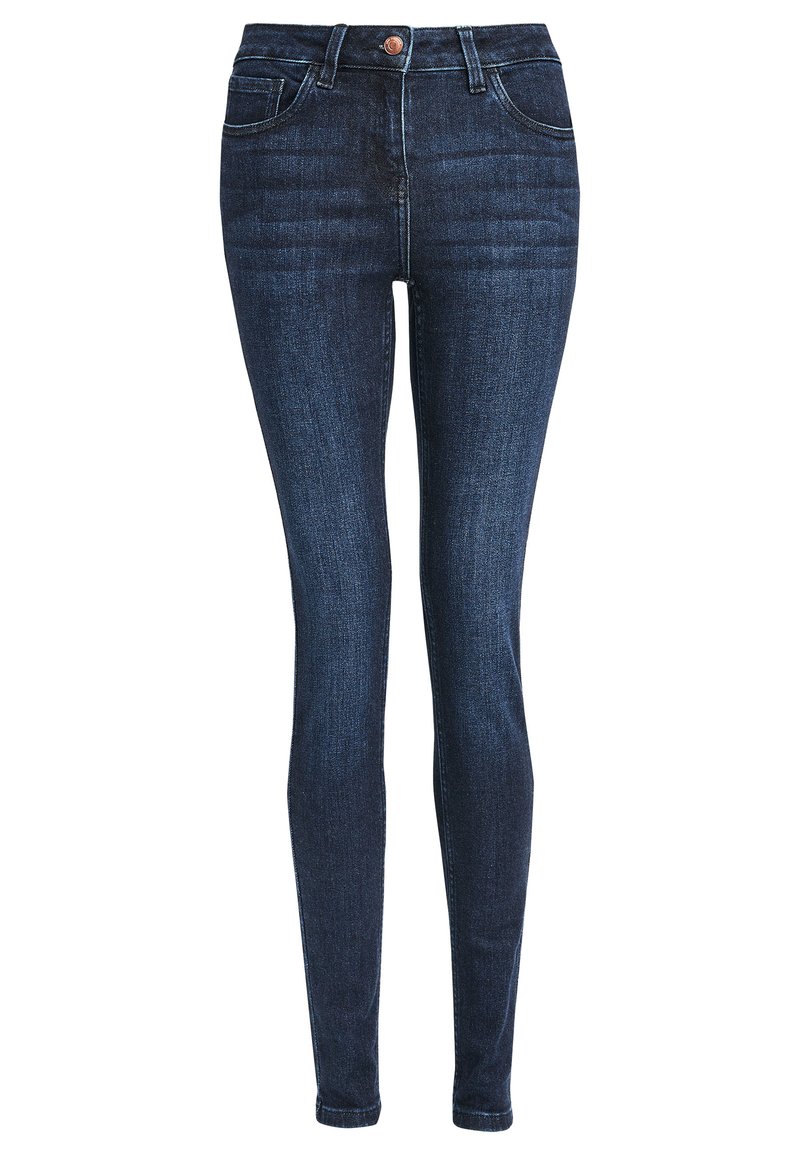 Next Slim fit jeans blauw gemêleerd