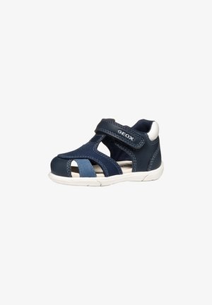 Geox, SANDALES ENFANT GEOX ZAPITO C GBK CANVAS - Scarpe primi passi - marine - blanc