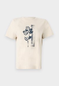 CREW NECK - Print T-shirt - summer beige