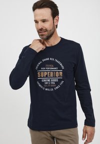 FQ1924 FQRIKARD - Triko s potiskem - navy blazer