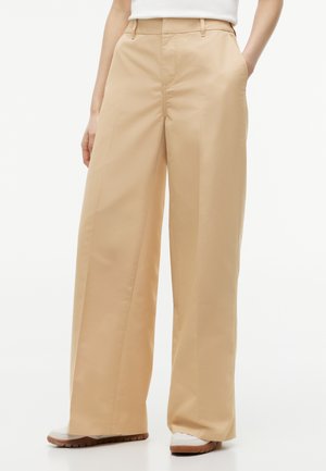Tommy Jeans, TWILL WIDE LEG CHINOS - Панталони - sunday pastry