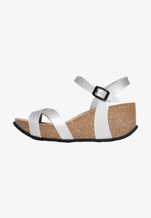 VENUS - Sandalen met plateauzool - light grey
