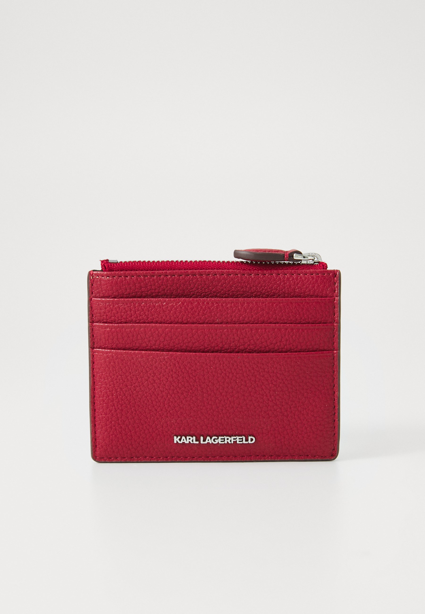 KARL LAGERFELD IKON ZIP CARDHOLDER Portafoglio red/rosso Zalando