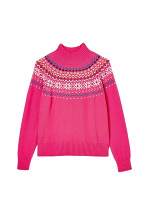 ALBA FAIR ISLE - Strickpullover - pink