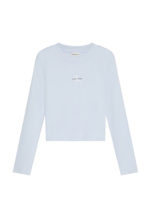 Calvin Klein Jeans, LS MONOLOGO BABY TEE - Μπλούζα με μακριά μανίκια - plein air