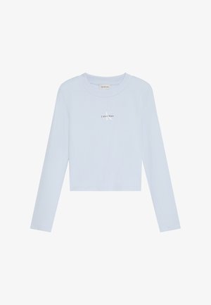 Calvin Klein Jeans, LS MONOLOGO BABY TEE - Μπλούζα με μακριά μανίκια - plein air