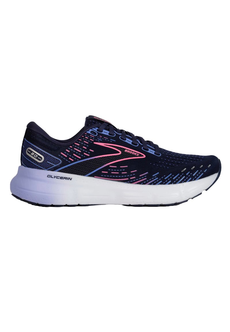 Brooks GLYCERIN 20 Laufschuh Neutral peacoat blue pink/blau