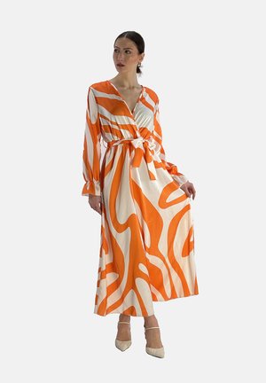 Elara Robe longue - orange