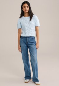 WE Fashion Paprasti marškinėliai - light blue