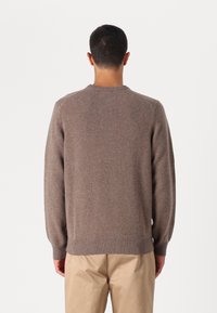 Hackett London CREW - Stickad tröja - malt beige