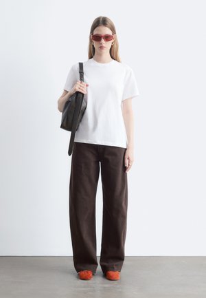 & OTHER STORIES, & OTHER STORIES COTTON CREW-NECK T-SHIRT - T-shirt basique - white