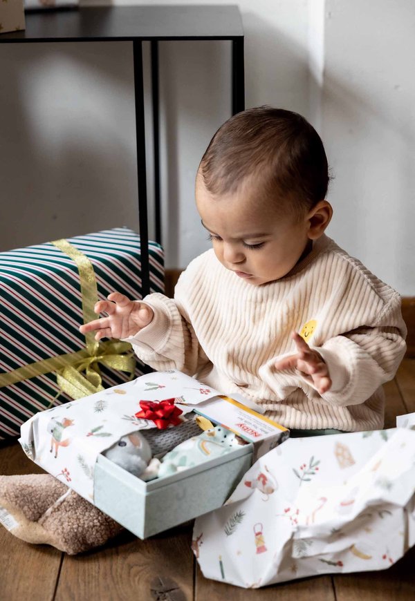 GESCHENKSET DSCHUNGELTIERE – Geschenk zur Geburt – mehrfarbig