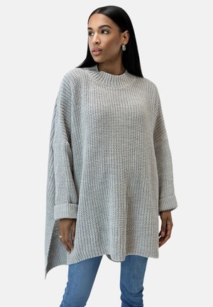 Elara Striktrøje - grau