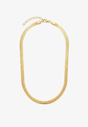 Winther Studio FLAT SNAKE 5MM - Collier - gold-colored plated