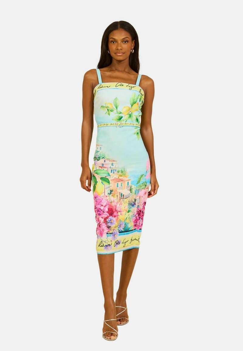 lemon print bodycon dress Lipsy REGULAR FIT - STRAPPY MIDI . - Shift dress - multi-coloured Symphony of Venus Blue BF Exclusion 2025 Complete your look with Color:BLACK TOUCAN