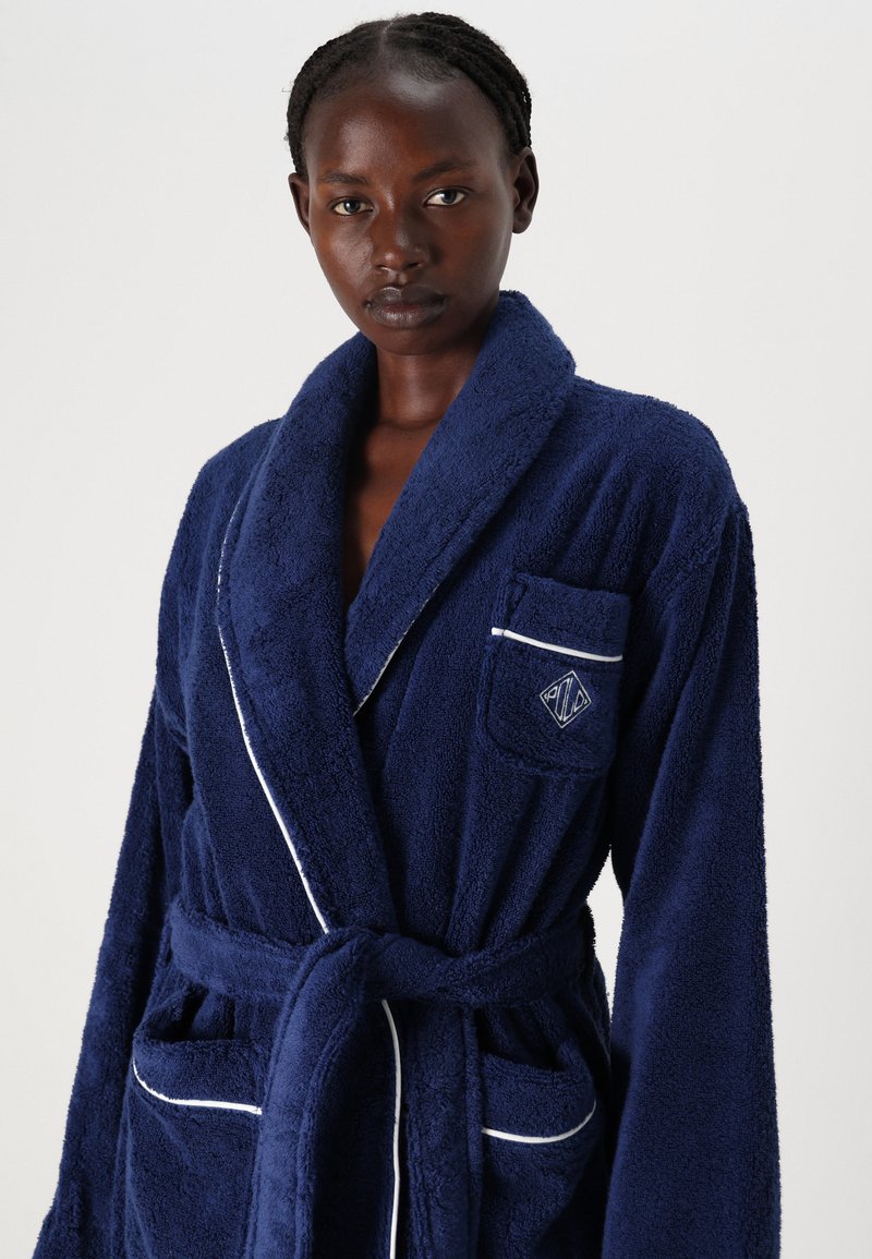 chinese dress ladies Button Up Lux Sherpa Fleece Dressing Gown main image 1
