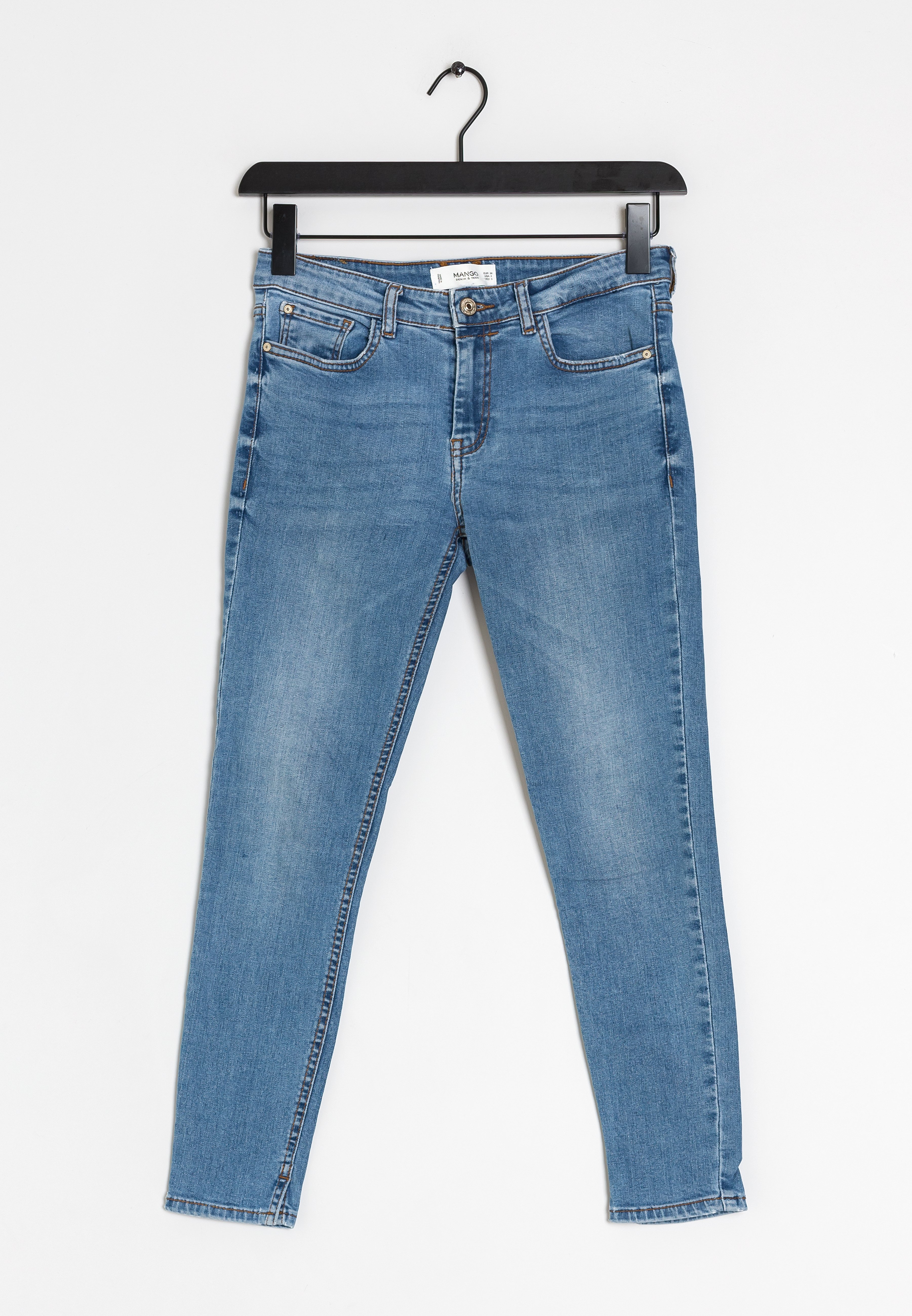 Mango Slim fit jeans - blue/blauw - (Pre-owned) - Zalando.nl