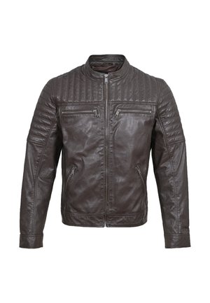 Le Temps Des Cerises Chaqueta de cuero - brown