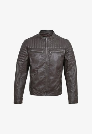 Le Temps Des Cerises Lederjacke - brown