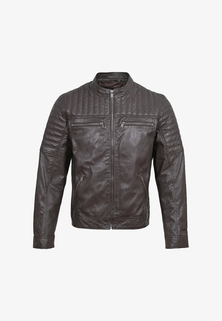 Le Temps Des Cerises Leren jas - brown