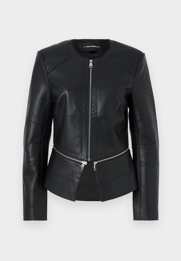 ZIP JACKET - Faux leather jacket2