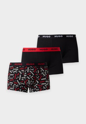 HUGO, TRUNK TRIPLET DESIGN 3 PACK - Боксерки - open red