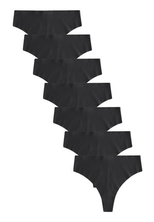 Next HIGH WAISTED 7 PACK - String - black