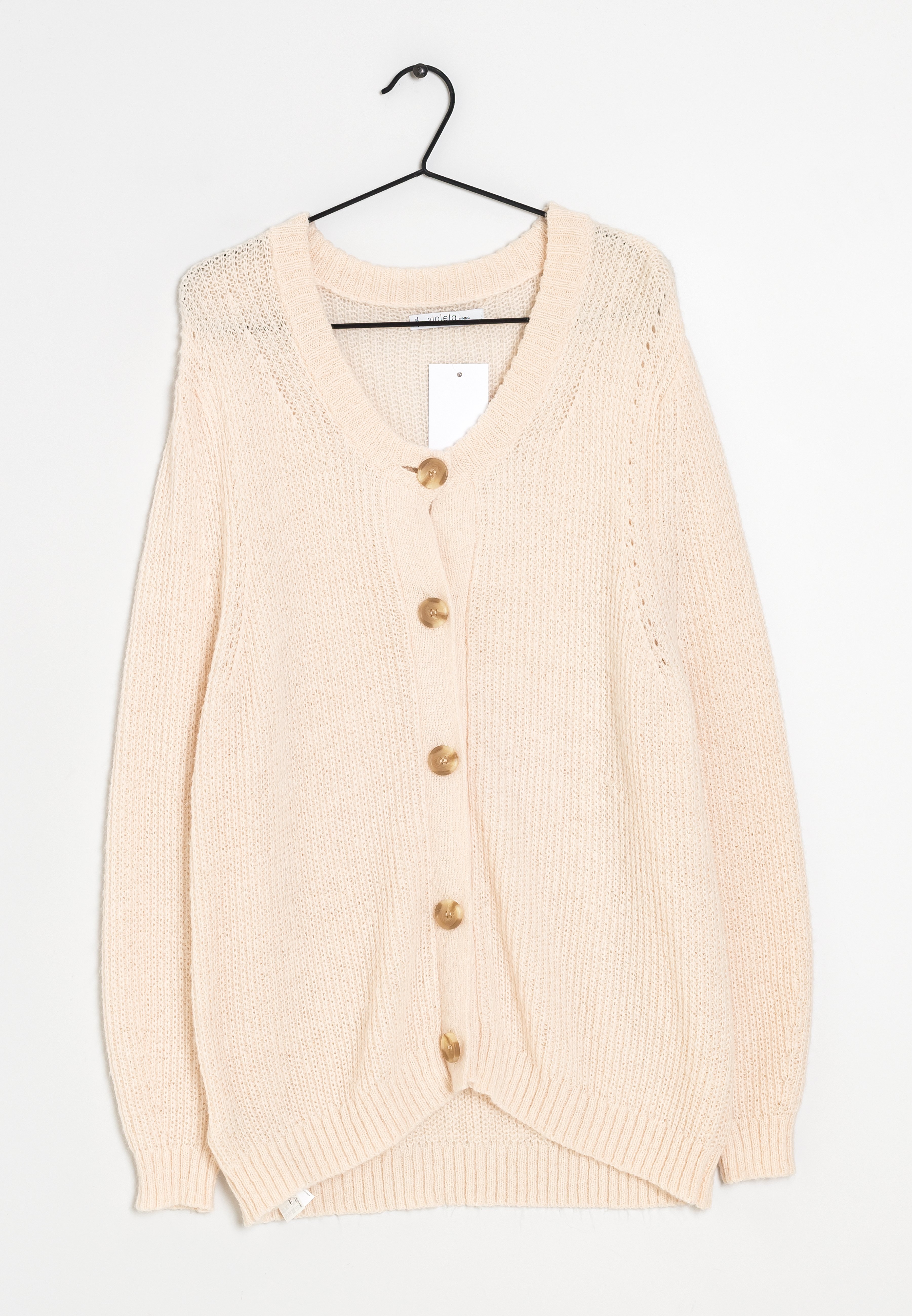 Violeta by Mango Vest - beige - (Pre-owned) - Zalando.nl