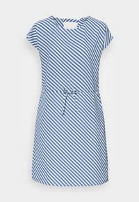 Não selecionado, eggnog bias stripe blue