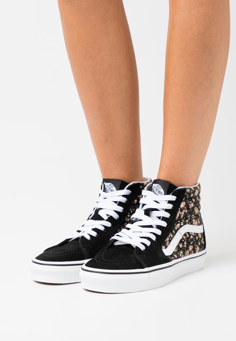 Vans SK8 HI UNISEX Hightop trainers black/white/black Zalando.ie