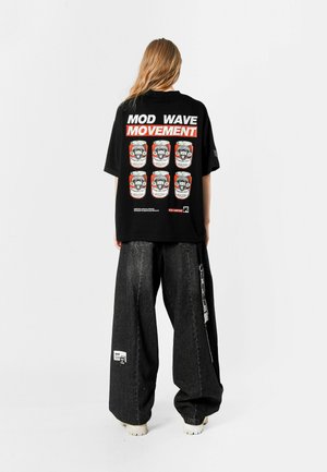 Camiseta estampada - black