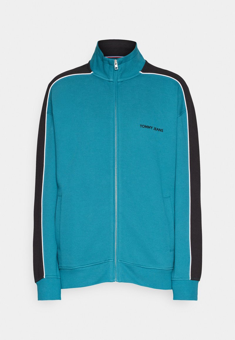 Tommy Jeans Sweater met rits turquoise Tommy Jeans Sweater met rits turquoise