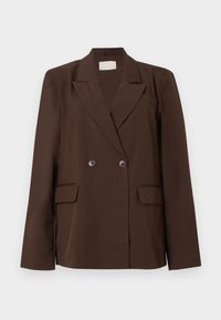 JERIKA - Blazer - dark brown