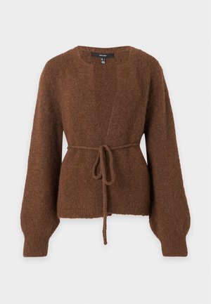Vero Moda, VMBERRY O NECK TIE - Gilet - cocoa brown