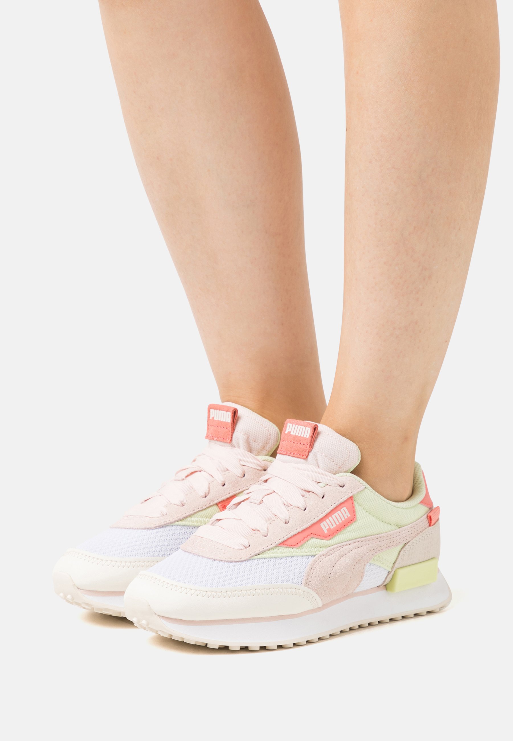 Puma Future Rider Interest Wns Trainers White Pistachio White Zalando Co Uk