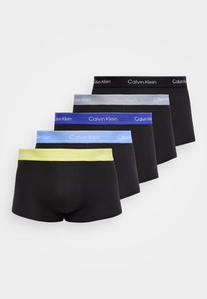 LOW RISE TRUNK ICON COTTON STRETCH 5 PACK - Μποξεράκια - black/blue/green
