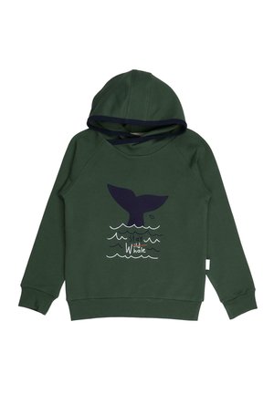 JUMPING WHALES - Hoodie - green