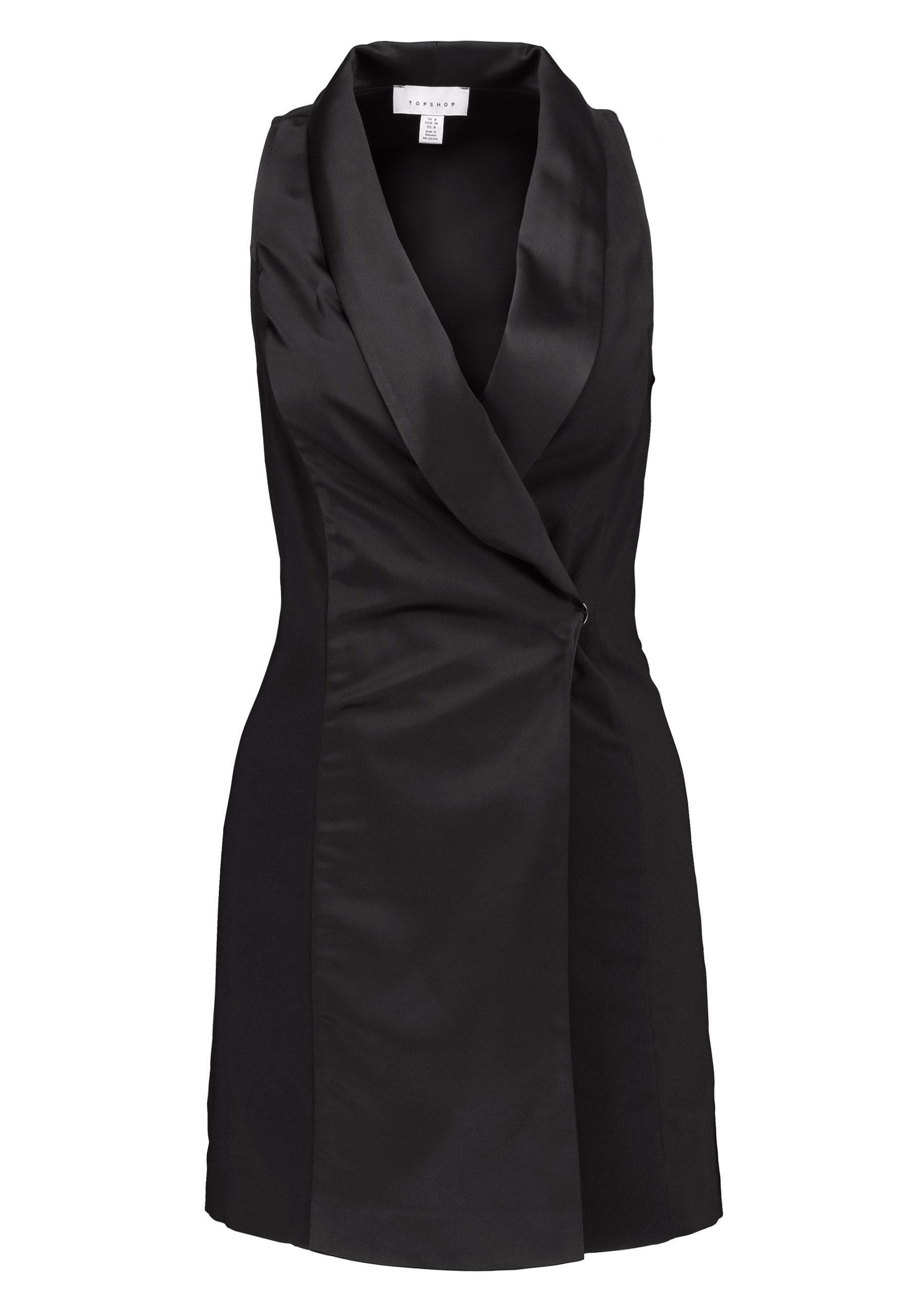 topshop white tuxedo dress