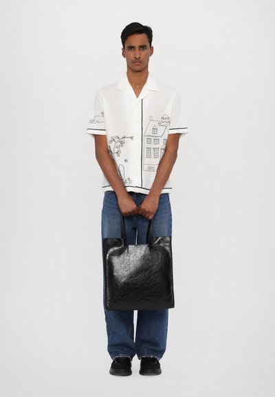 Bally EASY TOTE - Geantă de pânză - black