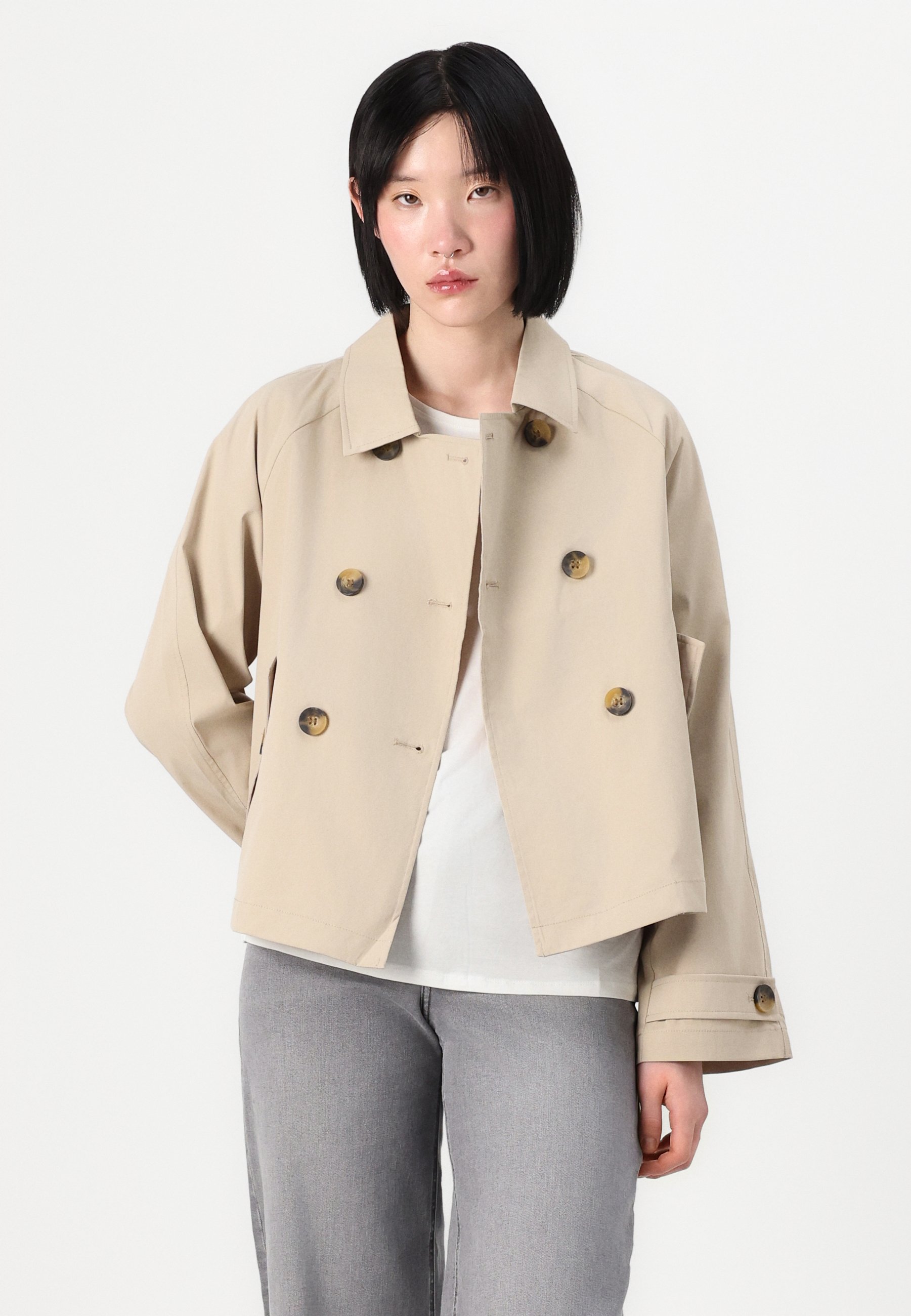 ONLY ONLAPRIL LIFE OTW NOOS - Summer jacket - oxford tan/beige