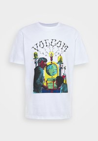 ELZO DURT - T-shirt estampada - white