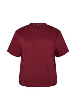 Zizzi, T-shirts basic - rot