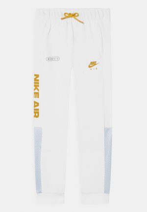 AIR PANT - Tracksuit bottoms - white/football grey/vivid sulfur