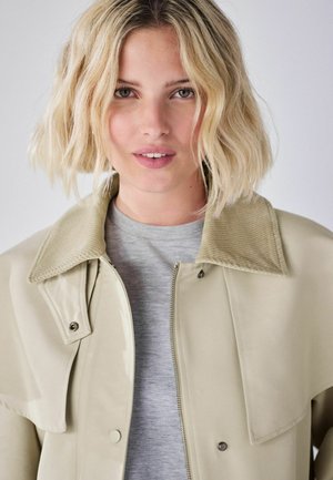 Next, REGULAR FIT - CAPE TRENCH COAT - Trentšmantel - stone