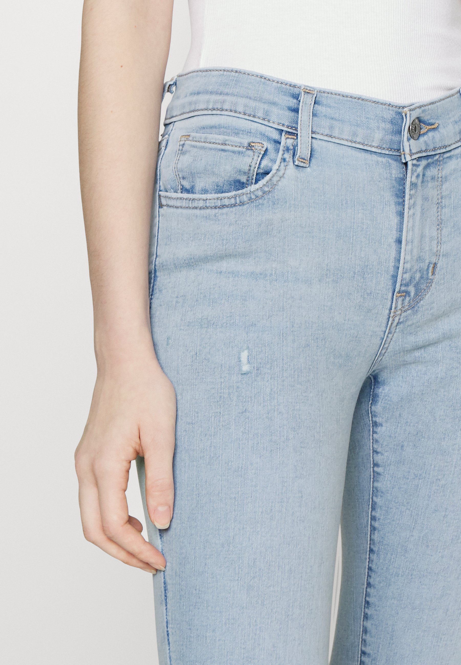 Levi's® 710™ SUPER SKINNY - Jeans Skinny Fit - ontario wind/destroyed denim  - Zalando.nl