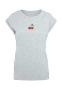 SUMMER SWEET CHERRY - Print T-shirt - heather grey