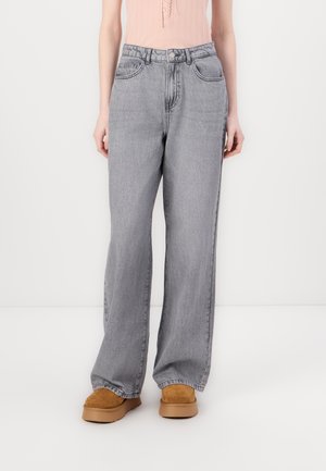 VMKERRY WIDE - Wide Leg - medium grey denim